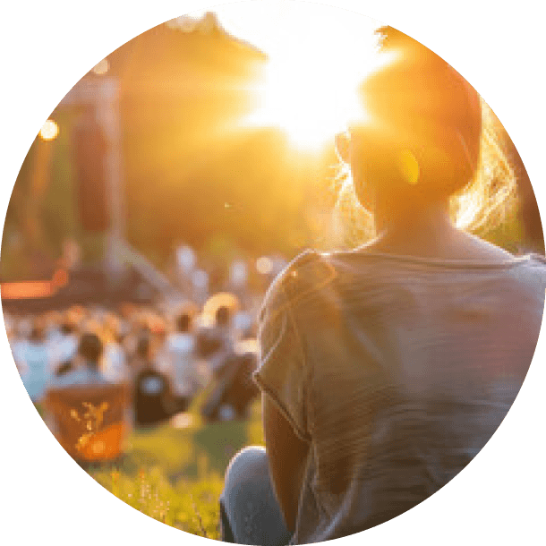 音楽フェスのイメージ