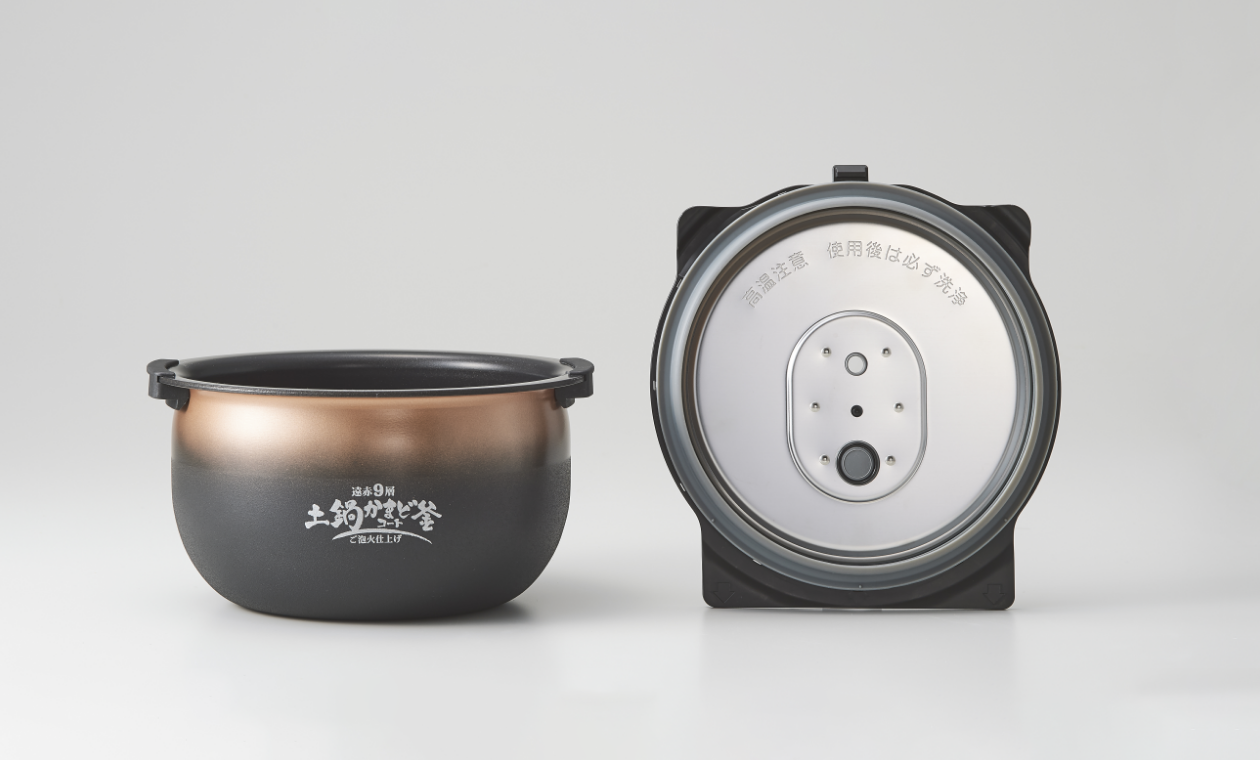 いつものお手入れは2点でOK「ボールレス フラット内ぶた」