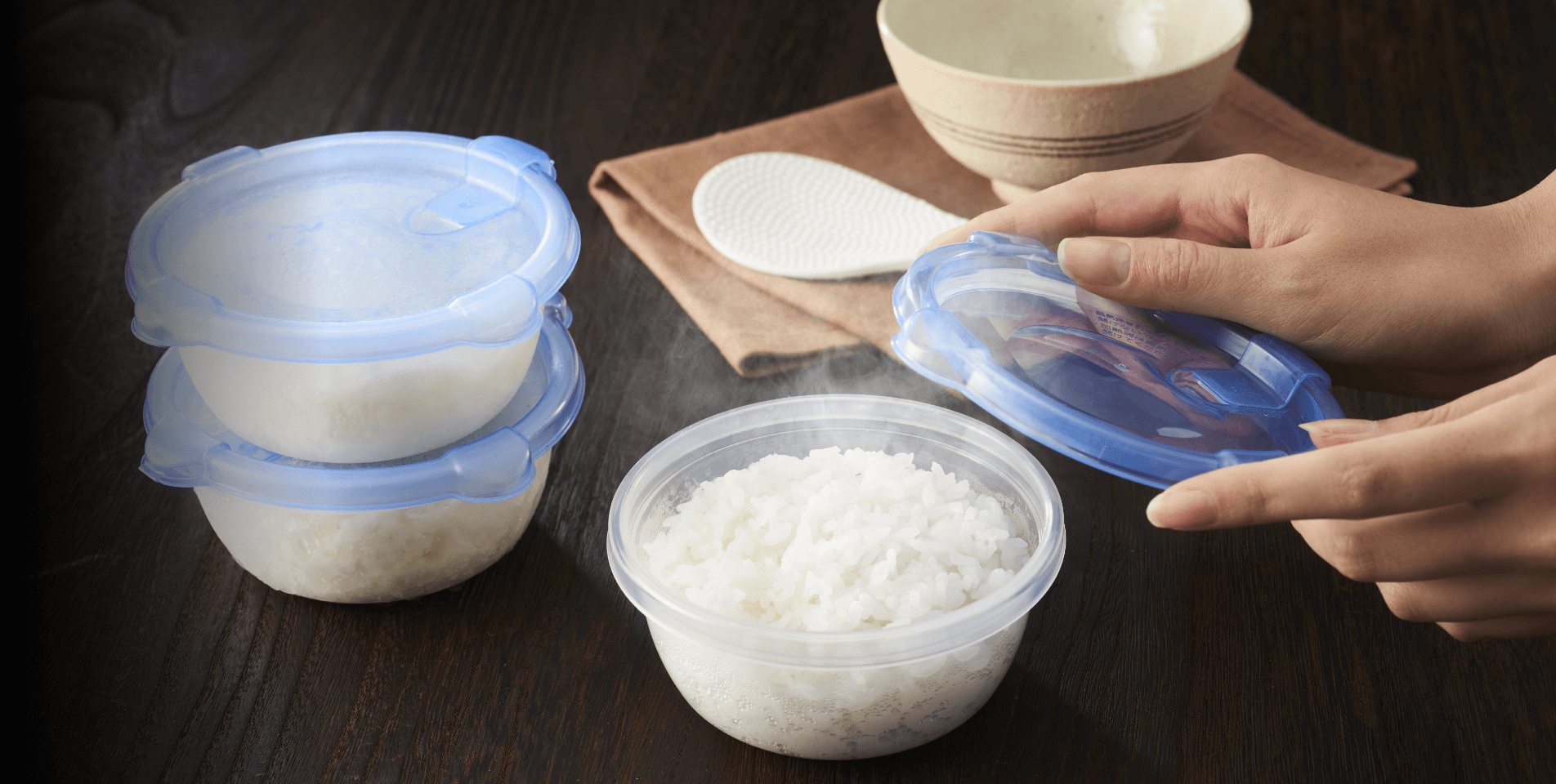 「冷凍米飯」設定