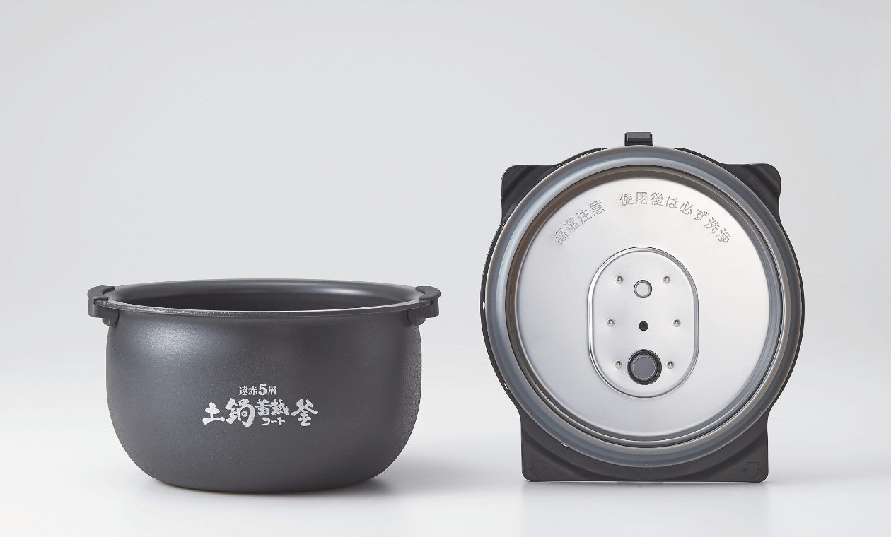 いつものお手入れは2点でOK「ボールレス フラット内ぶた」