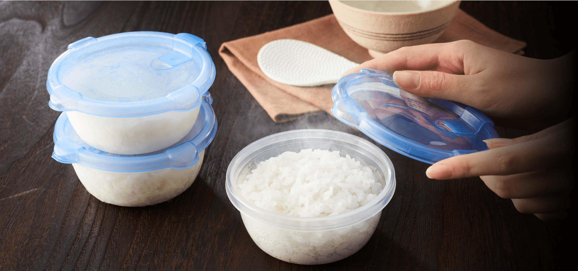 「冷凍米飯」設定