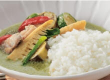 5段階の食感炊きわけ機能 カレー イメージ画像