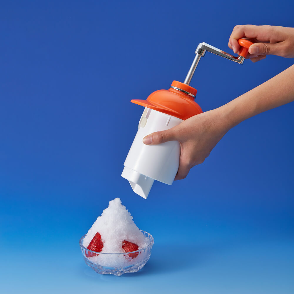 The ice case set can be removed for use! Tiger Shaved ice Kyoro-chan