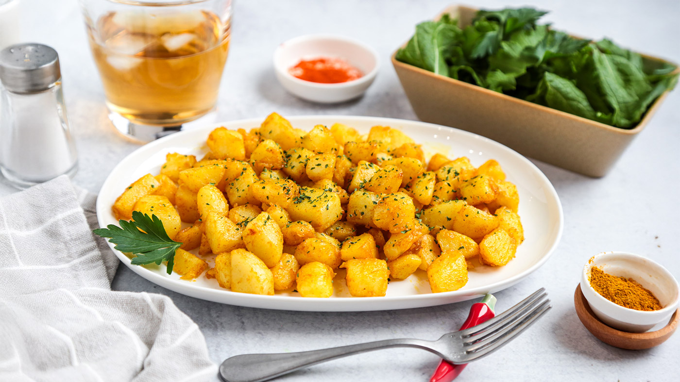 Sauteed Curried Potatoes