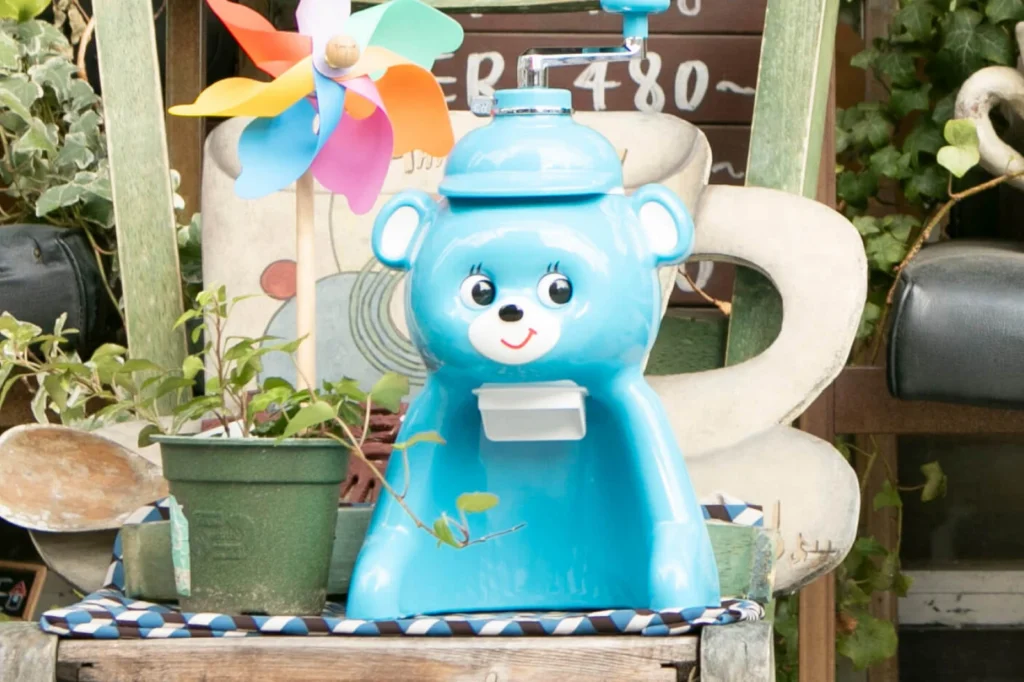 お店に置かれたきょろちゃん